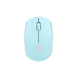 Natec STORK Ratón Óptico Ambidextro Bluetooth + USB, 1600 DPI, Azul claro