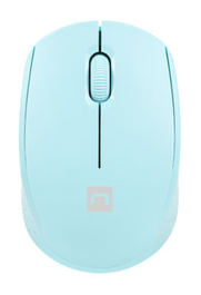 NATEC STORK Ratón Hogar Ambidextro Bluetooth + USB Type-A Óptico 1600 DPI Azul Claro