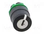 SCHNEIDER ELECTRIC Interruptor rotativo con llave Harmony XB5 22mm Negro