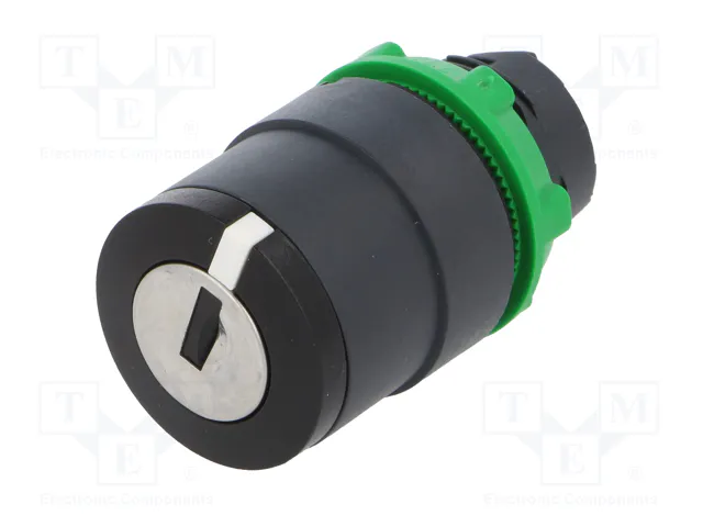 SCHNEIDER ELECTRIC Interruptor rotativo con llave Harmony XB5 22mm Negro