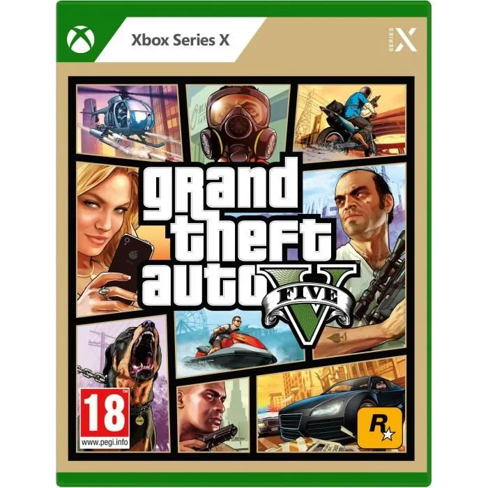 Rockstar Games Grand Theft Auto V (XBS) Modo Historia y Online - Xbox Series X - Español Rockstar Games Grand Theft Auto V (XBS) Modo Historia y Online - Xbox Series X - Español