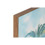 DKD Home Decor Cuadro Lienzo Palmeras Surtido de 2 Piezas 80x80x3,5 cm
