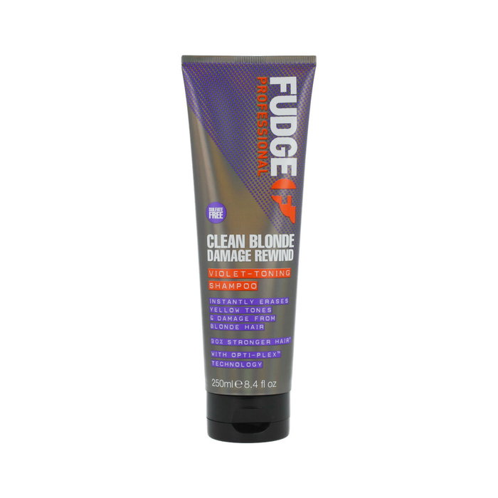 Fudge Clean Blonde Damage Rewind Violet Toning Shampoo 250ml