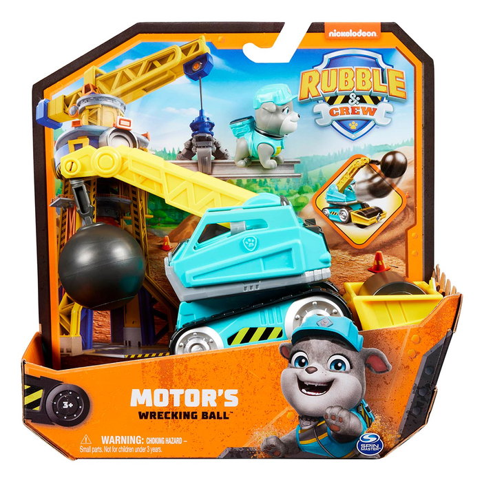 Spin Master Equipo Rubble Vehículo Clásico Motor 6069659 Patrulla Canina Juguete