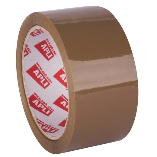 Apli Precinto Premium Sin Ruido PVC Solvente 32 Micras 48mm x 66m Marrón (Set de 6) Apli Precinto Premium Sin Ruido PVC Solvente 32 Micras 48mm x 66m Marrón (Set de 6)