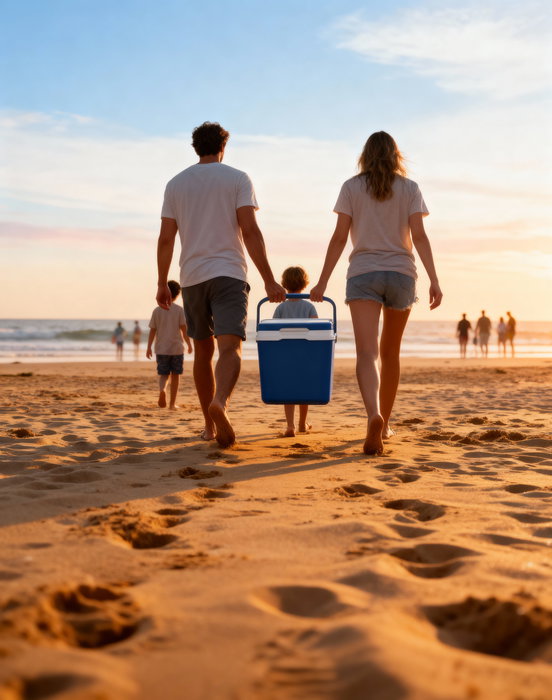 Inde Nevera Aquapro 25 Litros 25L, Surtido de 2 Colores, Dimensiones 28 x 37.2 x 35.5 cm (2 Unidades)