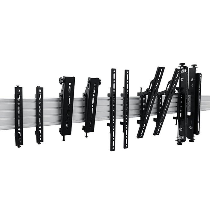B-Tech Riel de montaje horizontal BT8390 de 500 mm, Negro B-Tech Riel de montaje horizontal BT8390 de 500 mm, Negro