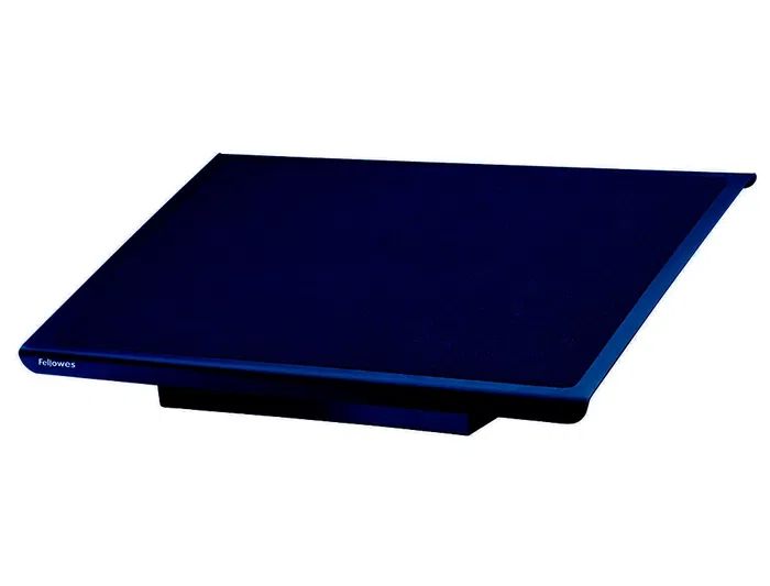 Fellowes Reposapiés Ultimate Serie Professional Metálico Ajustable 3 Alturas Negro 96x560x32 mm