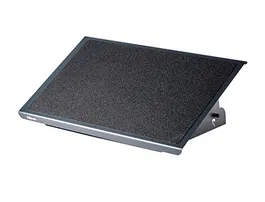 Fellowes Reposapiés Ultimate Serie Professional Metálico Ajustable 3 Alturas Negro 96x560x32 mm