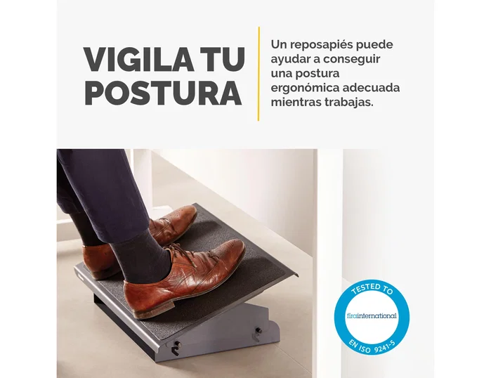 Fellowes Reposapiés Metálico Professional Series Negro