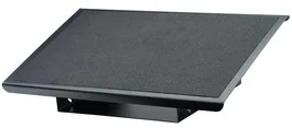 Fellowes Reposapiés Ultimate Serie Professional Metálico Ajustable 3 Alturas Negro 96x560x32 mm