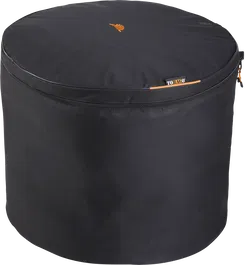 TOBAGO Funda Bombo 22X18" AP2218T Negro Poliéster 600D Nailon 300D Dimensiones 65cm x 53cm