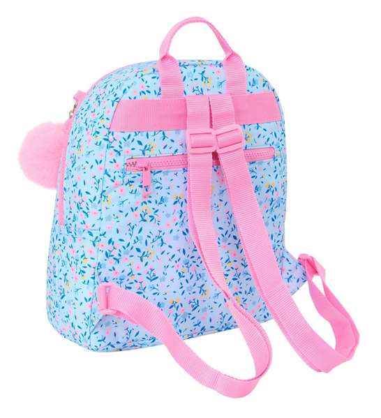 Mochila Casual Vicky Martín Berrocal Paraíso Rosa Azul claro 25 x 30 x 13 cm