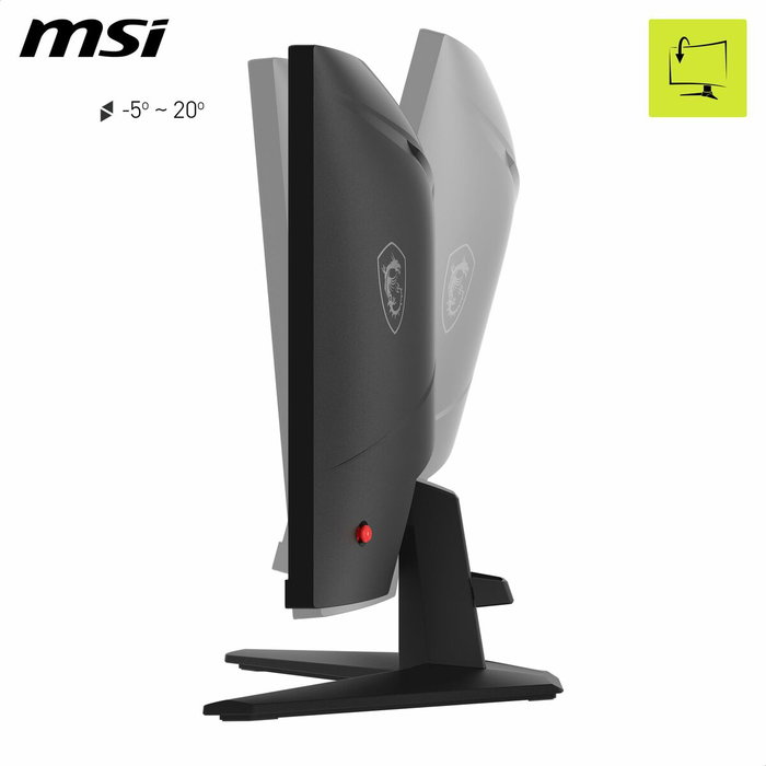 MSI MAG 244C Monitor Curvo 23.6 Pulgadas Full HD 180 Hz VA Negro