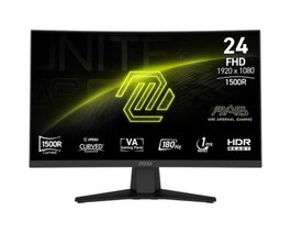MSI MAG 244C Monitor Curvo 23.6 Pulgadas Full HD 180 Hz VA Negro