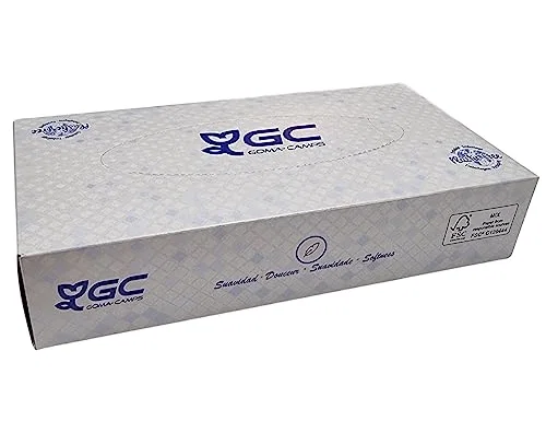 GC Pañuelos Faciales 2 Capas Caja 100 Unidades Blanco GC Pañuelos Faciales 2 Capas Caja 100 Unidades Blanco