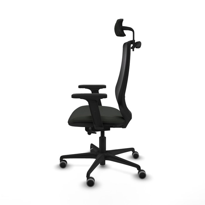 PIQUERAS Y CRESPO Silla de oficina Mardos con mecanismo Sincro/Traslack, Negro PIQUERAS Y CRESPO Silla de oficina Mardos con mecanismo Sincro/Traslack, Negro