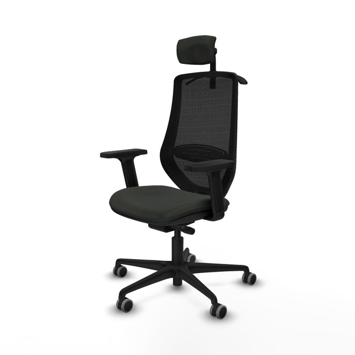 PIQUERAS Y CRESPO Silla de oficina Mardos con mecanismo Sincro/Traslack, Negro PIQUERAS Y CRESPO Silla de oficina Mardos con mecanismo Sincro/Traslack, Negro