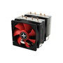 Xilence M504D Cooler Multi Socket Negro y Rojo - Soporte FMx, AM3/4, 115x, 2011, TDP 180W, 2 Ventiladores