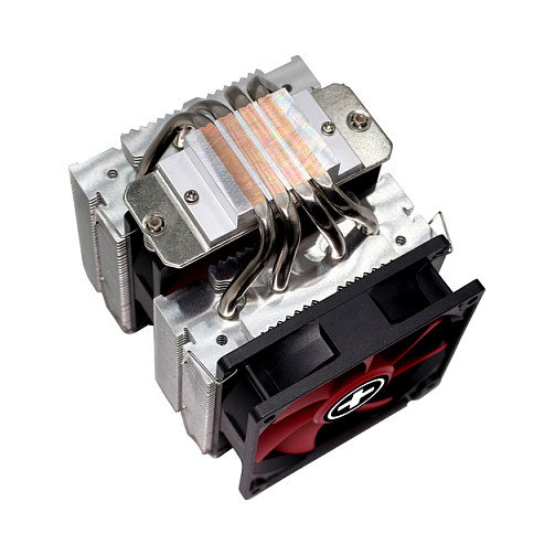 Xilence XC044 Enfriador de Procesador con Doble Ventilador Negro y Rojo Xilence XC044 Enfriador de Procesador con Doble Ventilador Negro y Rojo