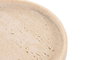 DKD Home Decor Bandeja de Decoración Resina Símil Travertino Beige 23x23x2 cm