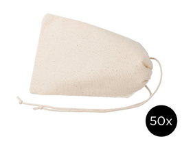 Innspiro Bolsa de algodón mini 10x15cm, 50 unidades