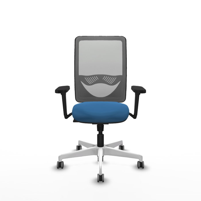 PIQUERAS Y CRESPO Silla de oficina Zulema con mecanismo Sincro, Azul claro y Gris PIQUERAS Y CRESPO Silla de oficina Zulema con mecanismo Sincro, Azul claro y Gris