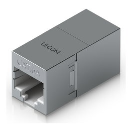 Ubiquiti UACC-RJ45-Coupler-C6A Acoplador RJ45 en línea para interiores, Pack de 10