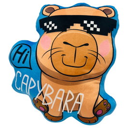 Cojin 3D Capibara Peluche 35cm Velboa