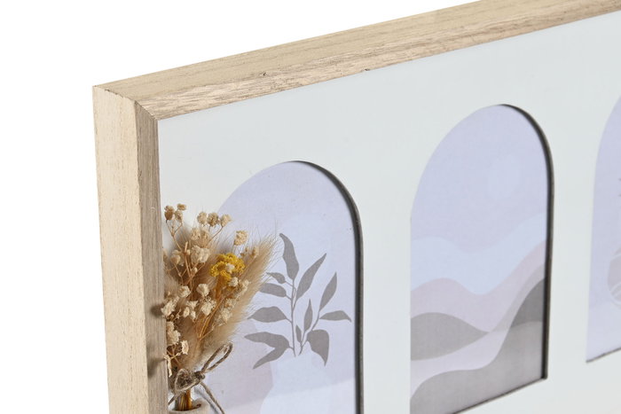 DKD Home Decor Marco Multifoto Blanco para 3 Fotos WHITE RAW DKD Home Decor Marco Multifoto Blanco para 3 Fotos WHITE RAW
