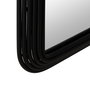 Espejo Vestidor Negro Metal-Cristal 81 X 4 X 182 cm