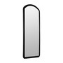 Espejo Vestidor Negro Metal-Cristal 81 X 4 X 182 cm