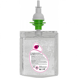G3 JA107 Recambios Gel Hidroalcohólico Higienizante 1 Litro (Pack 6 Unidades)