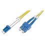 Digitus Cable de fibra óptica LC a SC Singlemode Duplex OS2 10m Amarillo