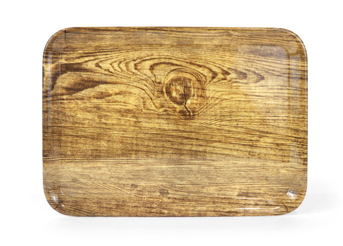 La Mediterranea Bandeja de Melamina Wood Brillo 27 x 21 cm (18 Unidades)denity_attributes_not_found