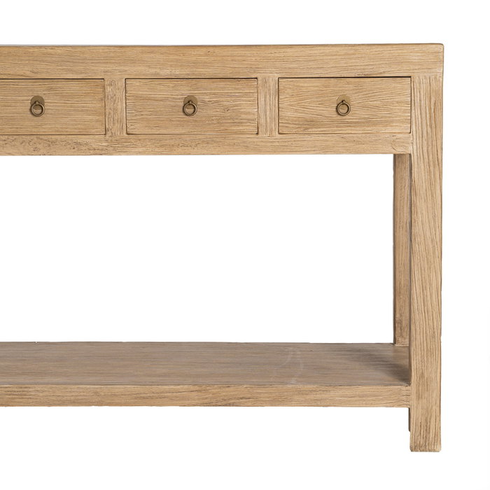 Consola Madera de Olmo Entrada 240 X 45 X 90 cm