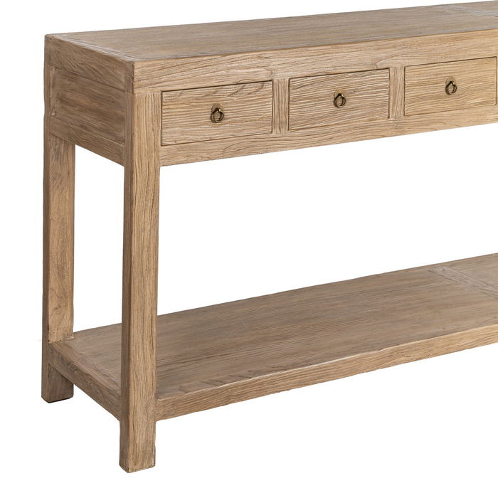 Consola Madera de Olmo Entrada 240 X 45 X 90 cm