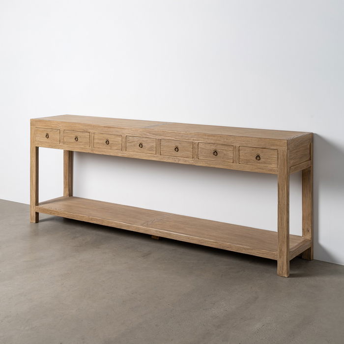 Consola Madera de Olmo Entrada 240 X 45 X 90 cm
