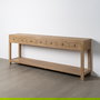 Consola Madera de Olmo Entrada 240 X 45 X 90 cm