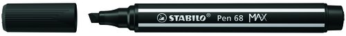 STABILO PEN 68 MAX Negro (Set de 5) STABILO PEN 68 MAX Negro (Set de 5)