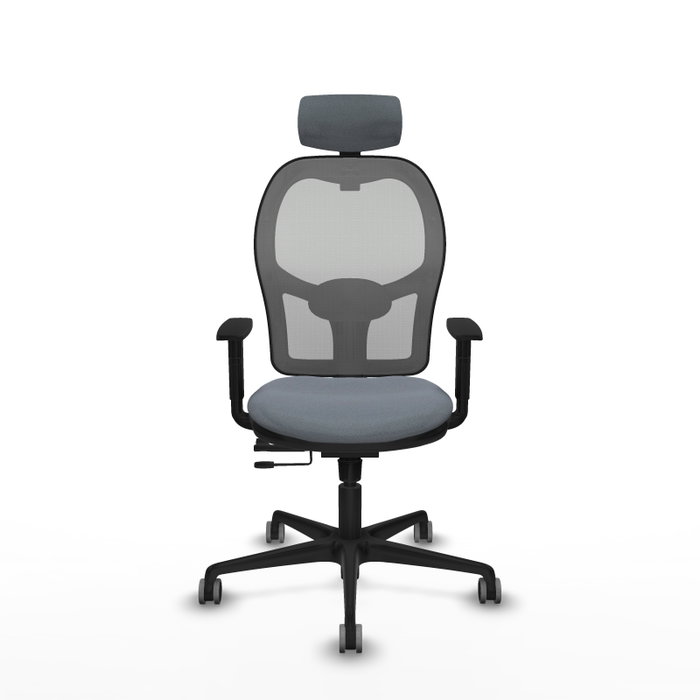 PIQUERAS Y CRESPO Silla de oficina Jorquera Gris con mecanismo Sincro/Traslack