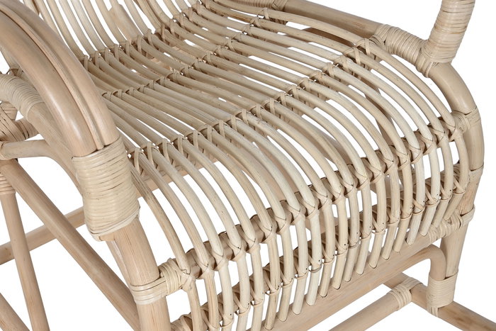 DKD Home Decor Mecedora Indonesia 1c24 Ratán Natural 102 x 90 x 64 cm
