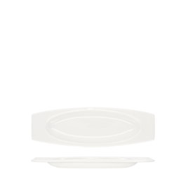 Summa Noubon Rabanera Fuente de Porcelana Marfil (Set de 6) 22x7 cm