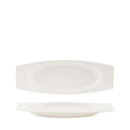 Summa Noubon Rabanera Platillo Porcelana Marfil 22x7 cm (Set de 6)