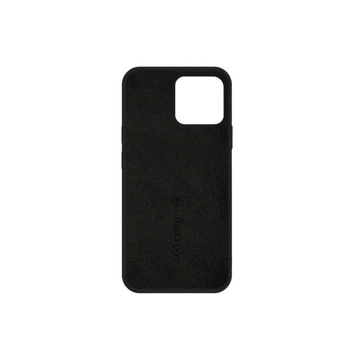 Celly Funda para Apple iPhone 13 Cromo de 15,5 cm (6.1") de Silicona y TPU Resistente a Golpes y Caídas - Negro