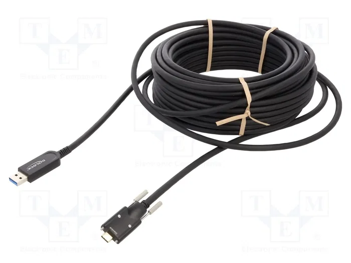 DeLOCK Cable óptico activo USB 10 Gbps Tipo-A a USB Tipo-C con tornillos 15 m DeLOCK Cable óptico activo USB 10 Gbps Tipo-A a USB Tipo-C con tornillos 15 m