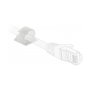 DeLOCK 60178 Portacables con clip de bloqueo, autoadhesivo o atornillable, 10 unidades
