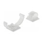 DeLOCK 60178 Portacables con clip de bloqueo, autoadhesivo o atornillable, 10 unidades
