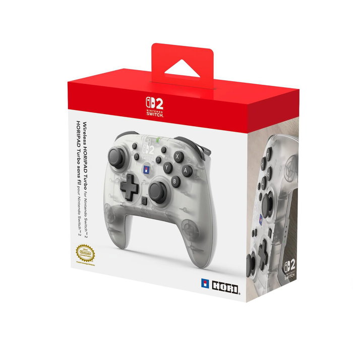 Hori Horipad Turbo Blanco Hielo (Ice White) para Switch y PC