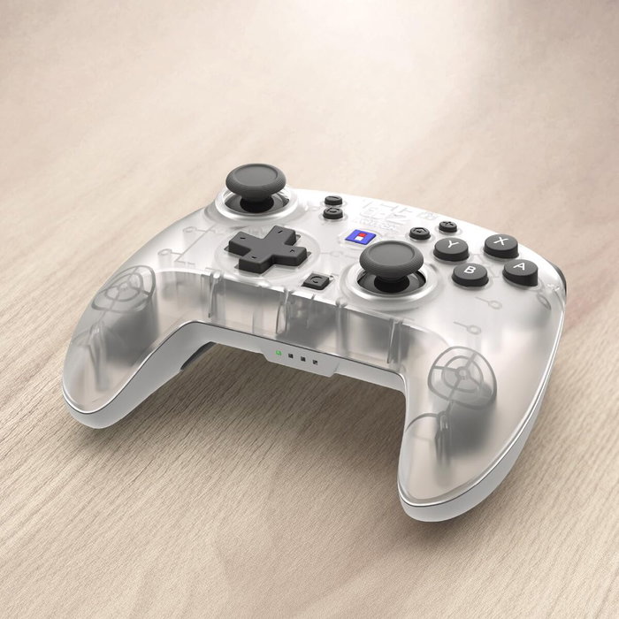 Hori Horipad Turbo Blanco Hielo (Ice White) para Switch y PC